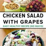 Sałatka z kurczakiem i winogronami – prosty, zdrowy przepis (bez majonezu)