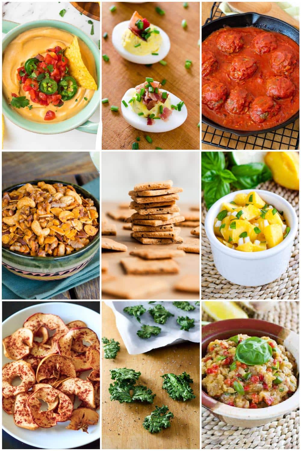 Gluten free dairy free appetizers and snacks